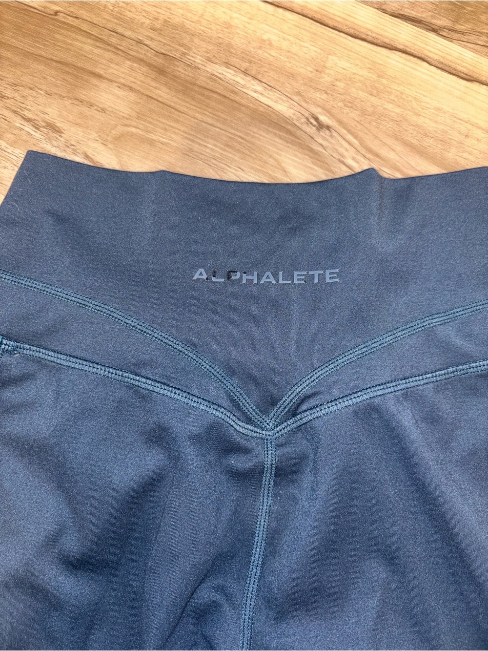 Alphalete High-Rise Dark Blue Women's Workout Shorts